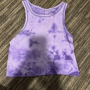 Womens size 6 lululemon ebb to street cropped tank